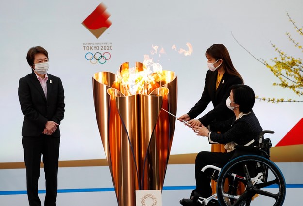 Ceremonia odpalenia ognia olimpijskiego /KIM KYUNG-HOON / POOL /PAP/EPA