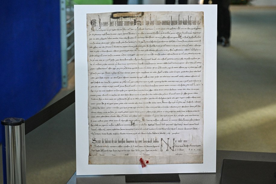 Ceremonia przekazanie zrabowanych w Polsce podczas wojny dóbr kultury w siedzibie Urzędu Kanclerskiego w Berlinie. / 	Radek Pietruszka   /PAP