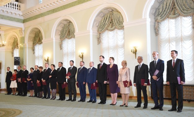 Ceremonia zaprzysiężenia rządu w Pałacu Prezydenckim w Warszawie /Radek Pietruszka   (PAP) /PAP