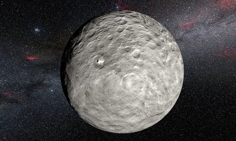 Ceres jest największym obiektem pasa planetoid i ma własną grawitację /materiały prasowe