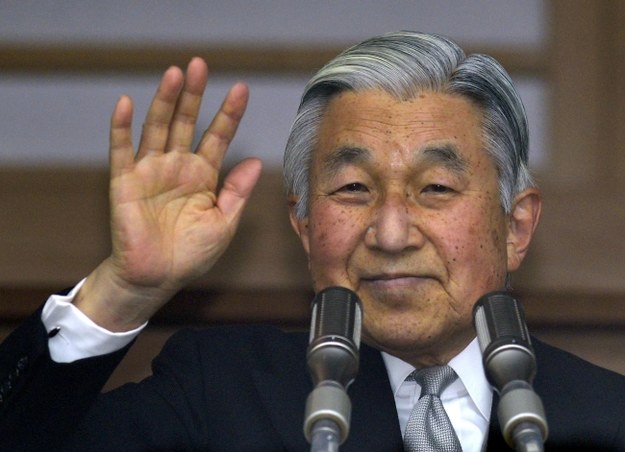 Cesarz Akihito /FRANCK ROBICHON /PAP/EPA