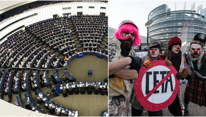 CETA ratyfikowana przez Parlament Europejski. Podczas debaty krytyka polityki Donalda Trumpa