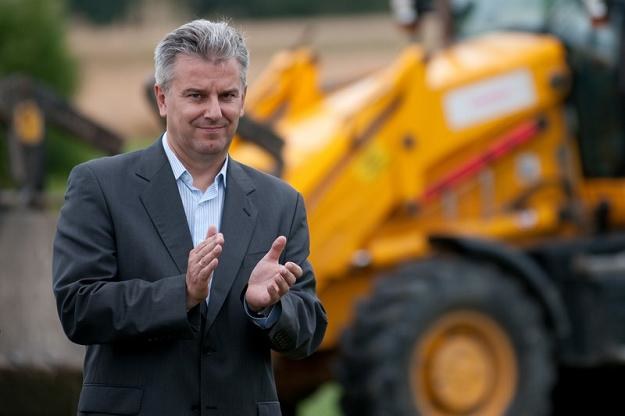Cezary Grabarczyk, minister infrastruktury. Fot. Łukasz Szeląg /Reporter