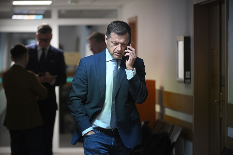 Cezary Kucharski w sądzie /Marcin Obara /PAP