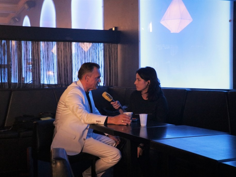 Cezary Pazura i Katarzyna Sobiechowska-Szuchta /Karolina Bereza /RMF FM