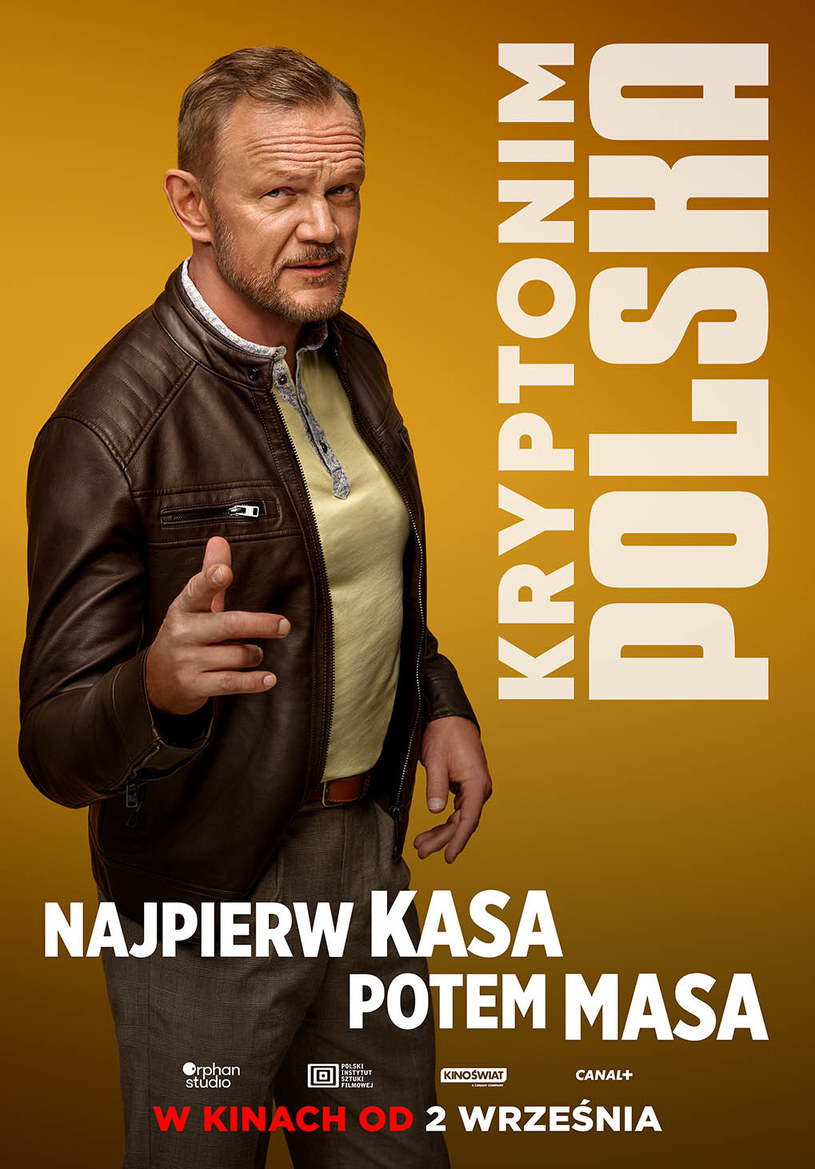 Cezary Pazura na plakacie filmu "Kryptonim Polska" /materiały prasowe