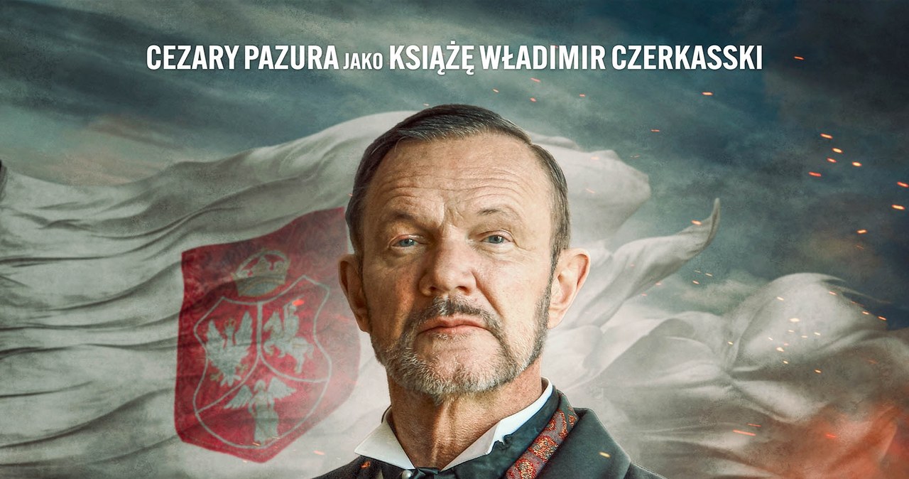 Cezary Pazura na plakacie filmu "Powstaniec 1863" /materiały prasowe