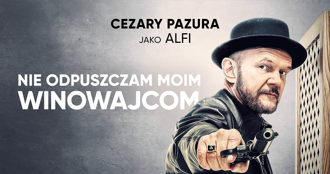 Cezary Pazura na plakacie "Nie cudzołóż i nie kradnij" /Mówi Serwis  /materiały prasowe