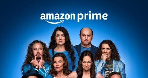 Cezary Pazura z gwiazdami programu "LOL: Kto się śmieje ostatni" /Prime Video /materiały prasowe