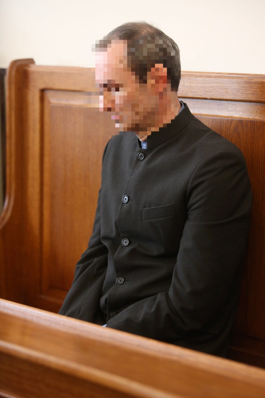 Cezary S. w sądzie /Leszek Szymański /PAP