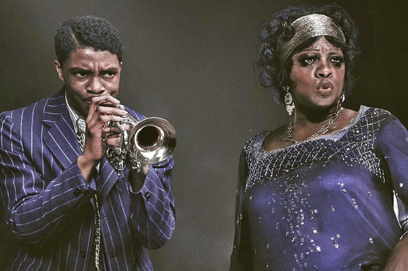 Chadwick Boseman i Viola Davis w filmie "Ma Rainey: Matka bluesa" /materiały prasowe