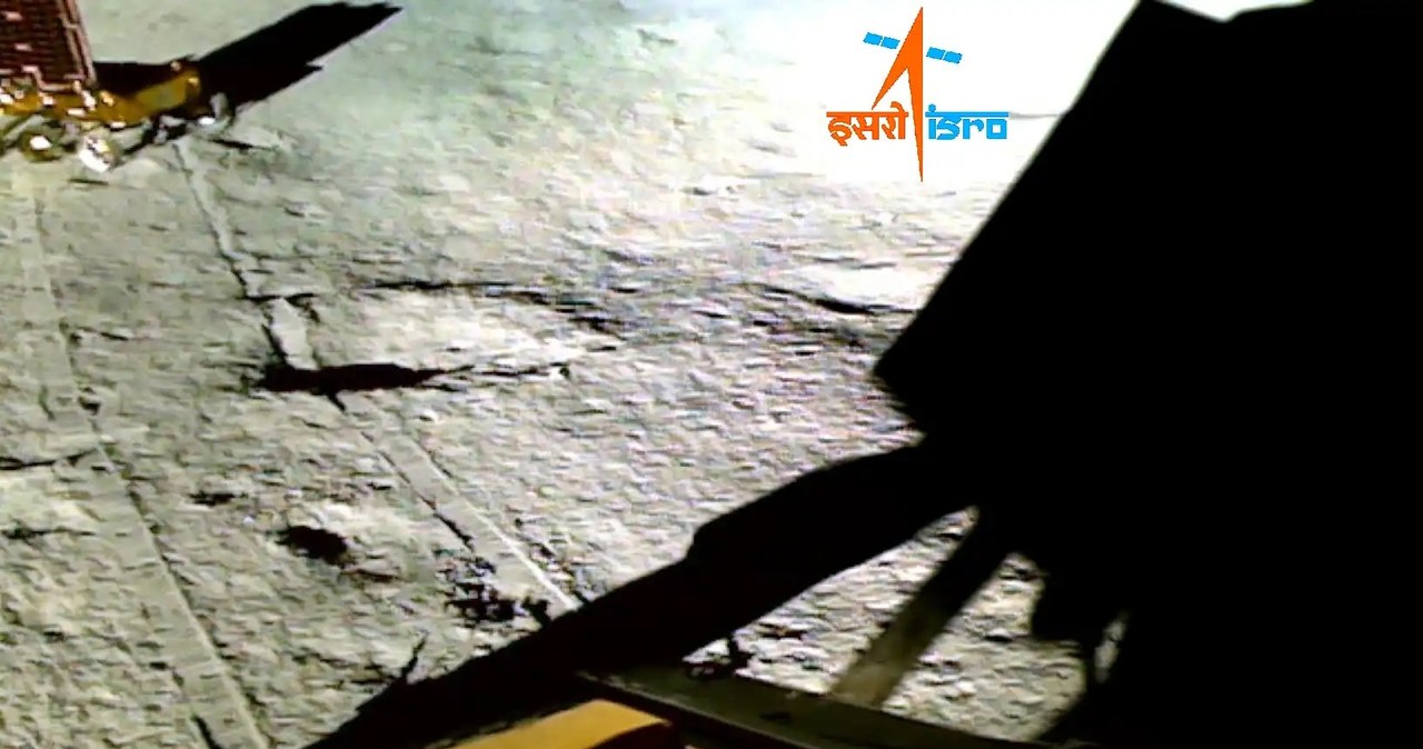 Chandrayaan-3 na powierzchni Księżyca /ISRO  /domena publiczna