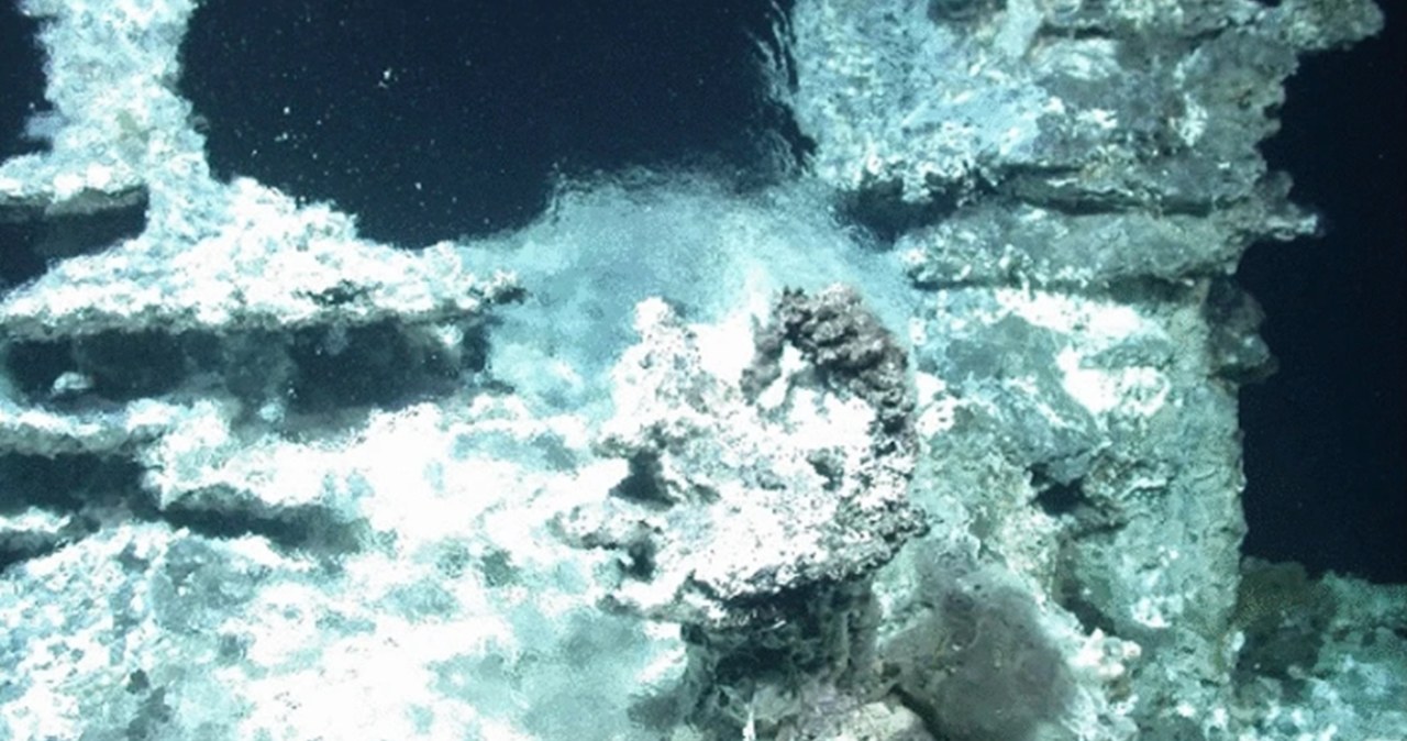 Charakterystyczne „migotanie” powstaje, gdy ciepło wulkaniczne uwalniane jest do wody na dnie morza. /Bohrmann G. i in., Sci Rep 14 (2024) /materiał zewnętrzny