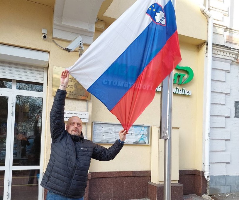 Charge d’affaires Słowenii zaczyna pracę w Kijowie. "Puste miasto, wybuchy"