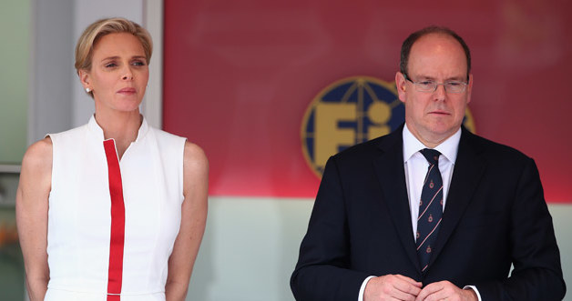 Charlene Wittstock i książę Albert II /Clive Mason /Getty Images