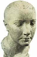 Charles Despiau, rzeźbiarski portret pani Othony Friesz, 1924 /Encyklopedia Internautica