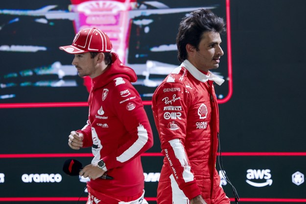 Charles Leclerc i Carlos Sainz Jr. /ETIENNE LAURENT /PAP/EPA