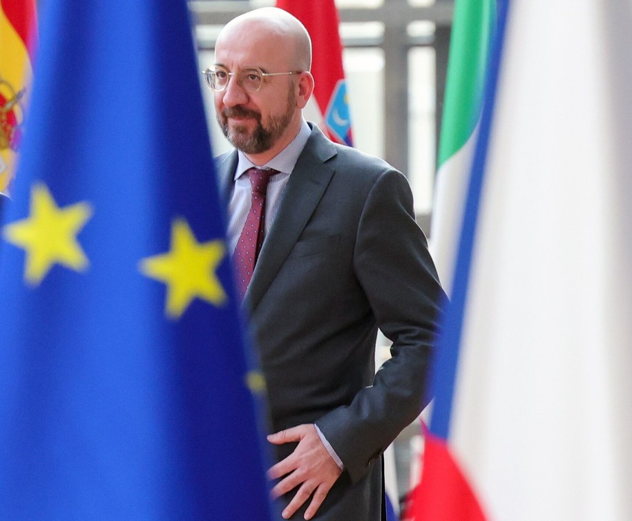 Charles Michel, szef rady Europejskiej /OLIVIER MATTHYS    /PAP/EPA