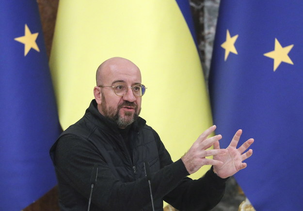 Charles Michel w Kijowie /SERGEY DOLZHENKO /PAP/EPA