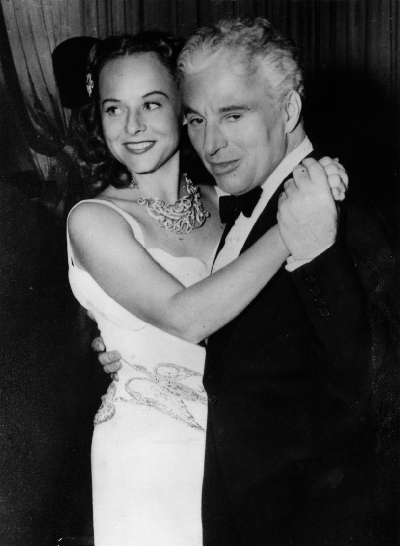 Charlie Chaplin ze swoją trzecią żoną, aktorką Paulette Goddard w 1940 roku /Keystone /Getty Images