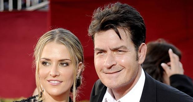 Charlie Sheen z byłą żoną, fot. Frazer Harrison &nbsp; /Getty Images/Flash Press Media