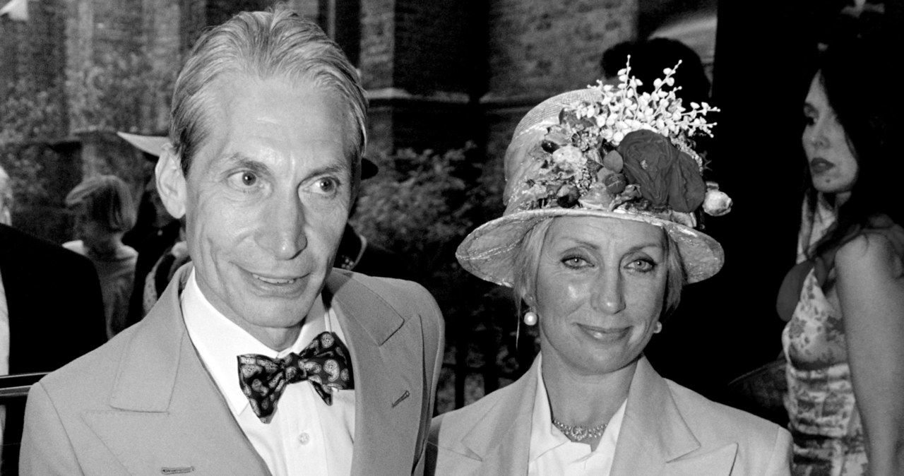 Charlie Watts i Shirley Ann Shepherd /Dave Hogan /Getty Images