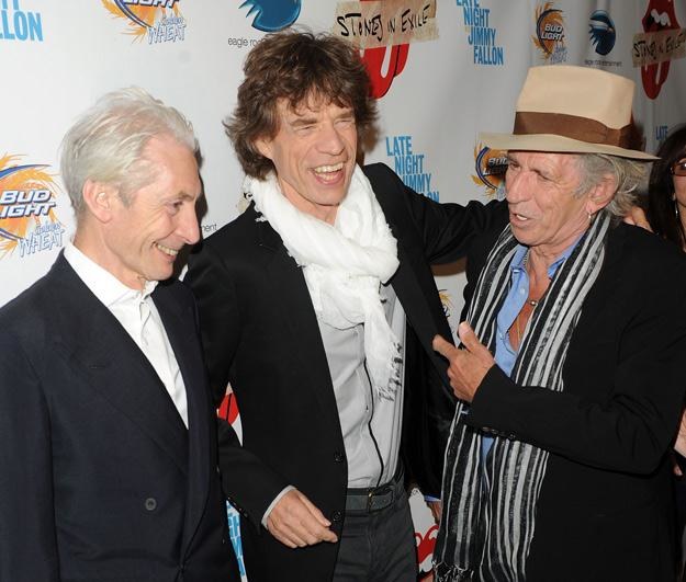 Charlie Watts, Mick Jagger i Keith Richards - fot. Stephen Lovekin /Getty Images/Flash Press Media