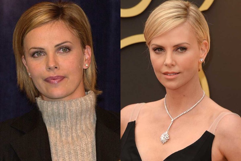 Charlize Theron - rok 2000 i 2014 /Getty Images