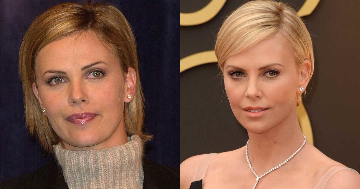 Charlize Theron - rok 2000 i 2014 /Getty Images