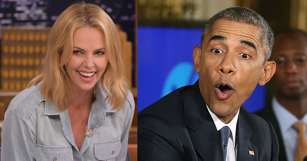 Charlize Theron złożyła Obamie ciekawa propozycję /The Wargo/NBC, Mark Wilson /Getty Images