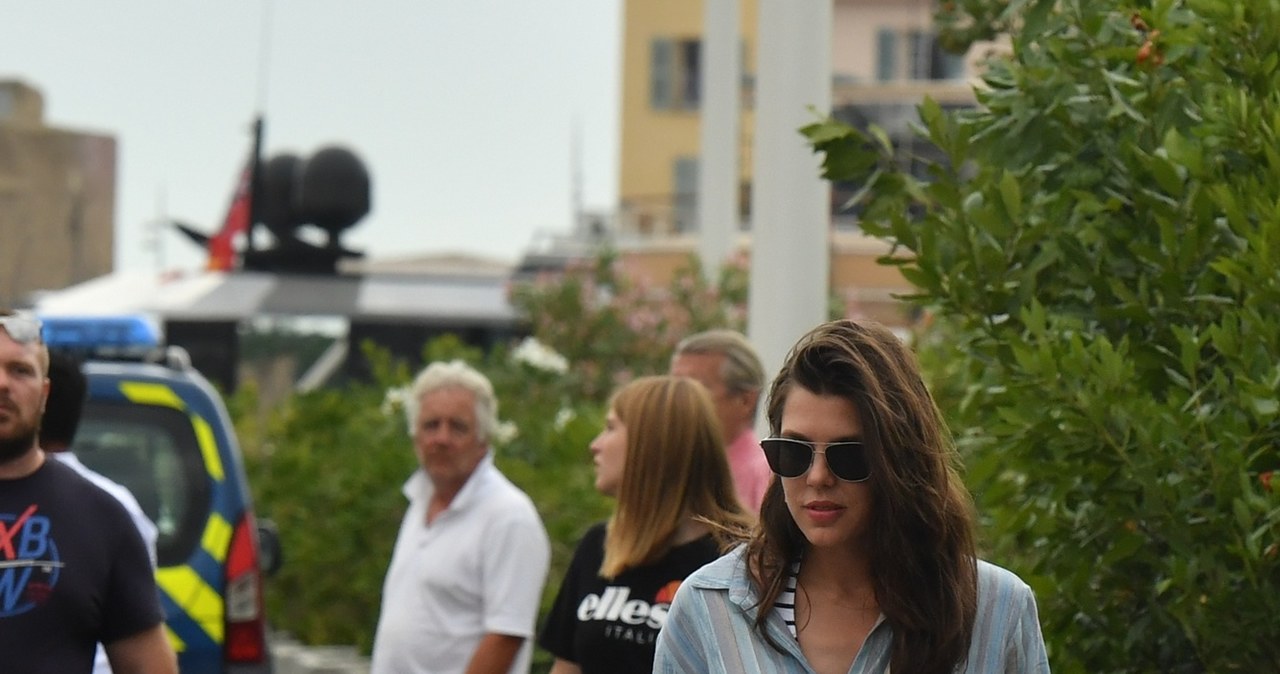 Charlotte Casiraghi z synem, Raphaelem /East News