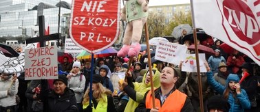 Chcą przekonać prezydenta, by zawetował ustawy oświatowe. ZNP: "Jeśli nie, zostanie nam strajk"