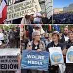 "Chcemy mieć wybór”. W całej Polsce odbyły się protesty ws. lex TVN [RELACJA] 