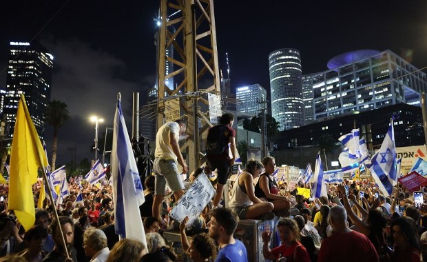 "Chcemy uwolnienia zakładników i końca wojny". Izrael protestuje