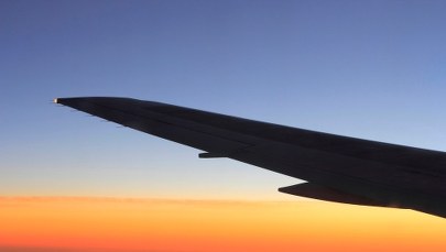 Chciał otworzyć drzwi podczas lotu. Stewardesa rozbiła mu na głowie butelkę wina