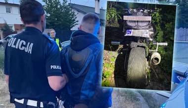 Chciał pojeździć z kolegami na motocyklu, a policjant: "Stój bo strzelam!"