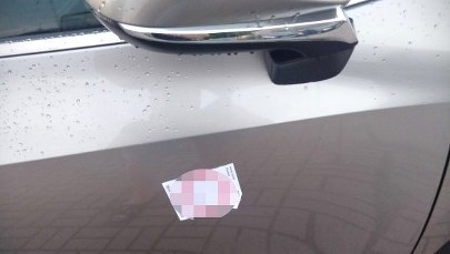 Chciał ukarać kierowcę, ale kara spotkała jego samego