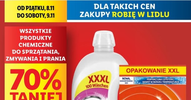 Chemia taniej w Lidlu od 8 do 9 listopada /Lidl /INTERIA.PL