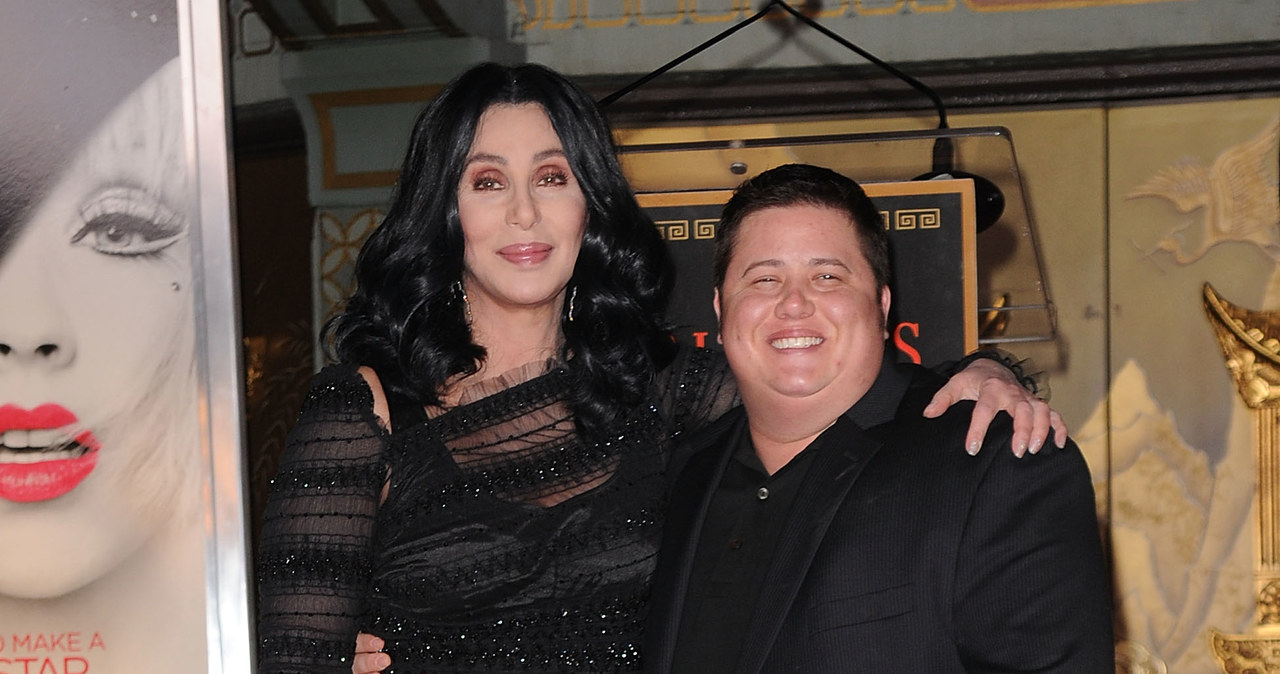 Cher i jej syn, Chaz Bono /Jason LaVeris/FilmMagic /Getty Images