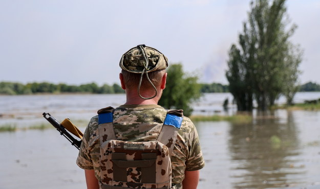 Chersoń został częściowo zalany po zniszczeniu zapory na Dnieprze w Nowej Kachowce