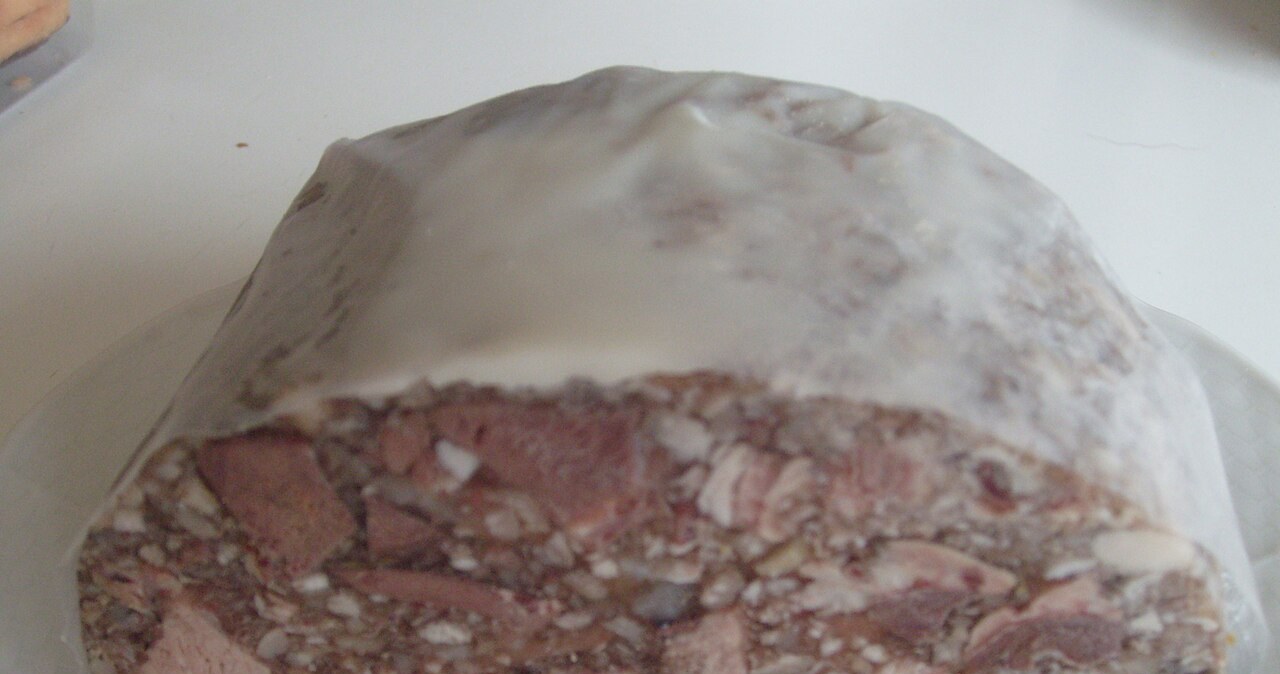 Чеська тлаченка - аналог українського сальтисону /Domena publiczna