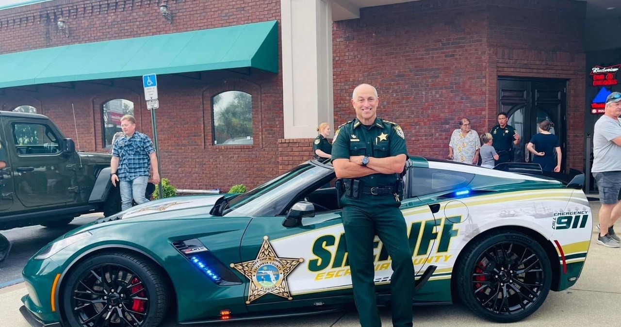 Chevrolet Corvette C7 Z06 / Escambia County Sheriff's Office /materiały prasowe