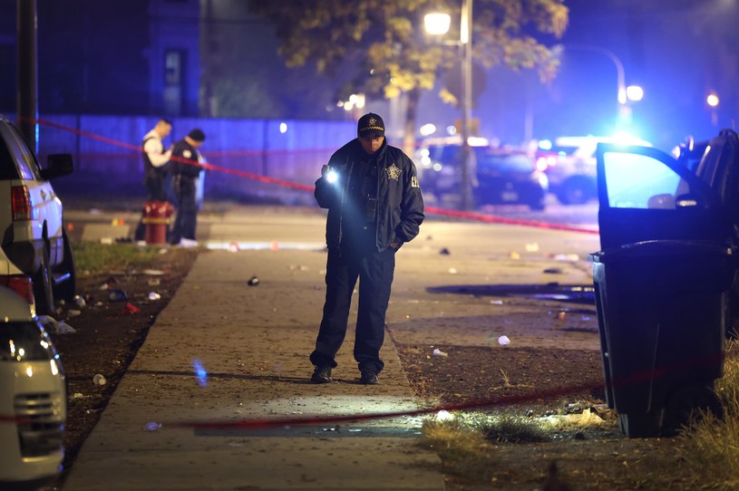 Chicago to jedno z najniebezpieczniejszych miast w USA /SCOTT OLSONGETTY IMAGES NORTH AMERICA/ Getty Images /AFP