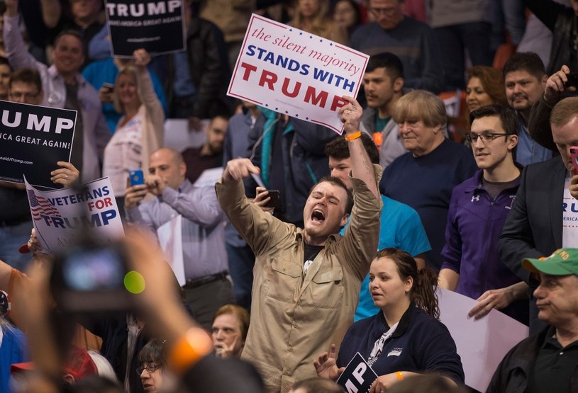 Chicago, zwolennicy Donalda Trumpa /AFP