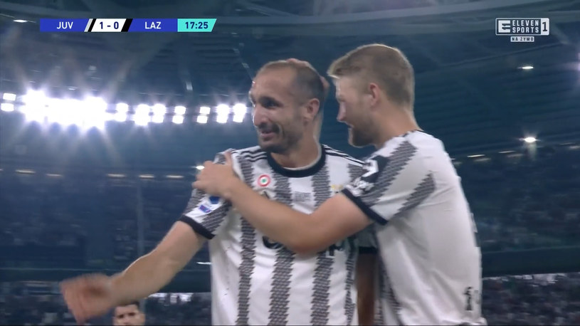 Chiellini pożegnany przez kibiców podczas meczu Juventus - Lazio. WIDEO (Eleven Sports)