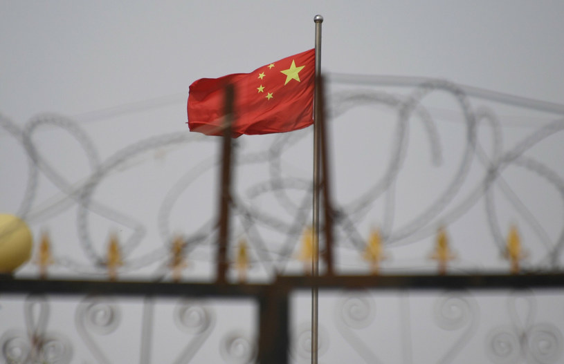 Chińska flaga /GREG BAKER/AFP/EAST NEWS /East News