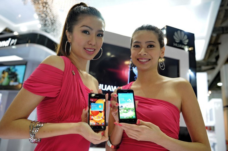Chiński Huawei powoli wyrasta na konkurenta dla Samsunga oraz dla Ericssona (na rynku rozwiązań telekomunikacyjnych) /AFP