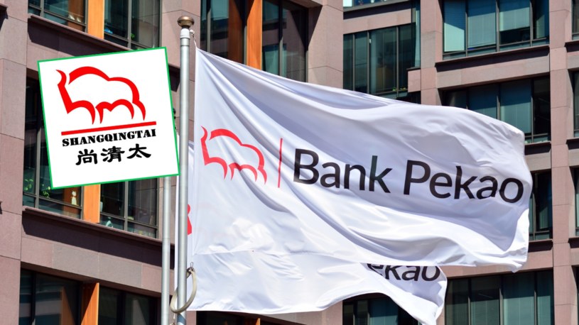 Chiński producent sprzętu do hodowli zwierząt "pożyczył" od polskiego banku Pekao jego logo /123RF.com/Konto na Facebooku firmy "Shangqingtai" /