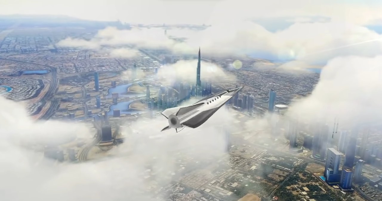 Chiński samolot ma bardzo futurystyczny wygląd / Nguyen Tuan  /YouTube