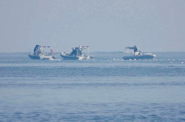 Chińskie patrolowce na spornych terenach Morza Południowochińskiego /PAP/EPA